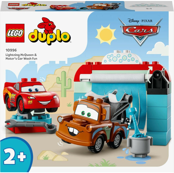 LEGO® DUPLO® ǀ Disney ve Pixar Arabalar Şimşek McQueen ve Mater'in Oto Yıkama Eğlencesi (10996)
