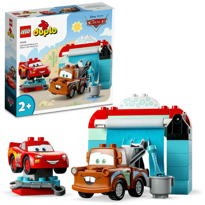 LEGO® DUPLO® ǀ Disney ve Pixar Arabalar Şimşek McQueen ve Mater'in Oto Yıkama Eğlencesi (10996)