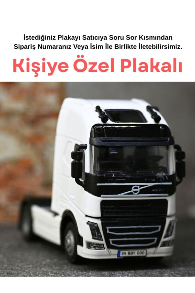 Volvo Metal Oyuncak Tır - Işıklı ve Sesli Kişiye Ö