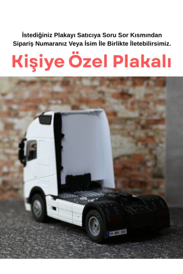 Volvo Metal Oyuncak Tır - Işıklı ve Sesli Kişiye Ö