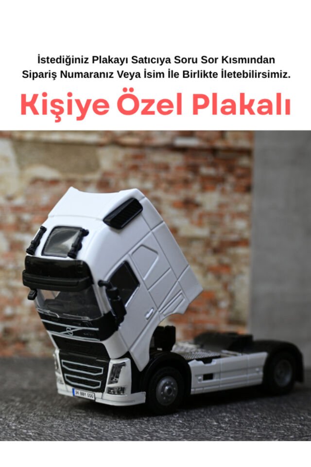 Volvo Metal Oyuncak Tır - Işıklı ve Sesli Kişiye Ö
