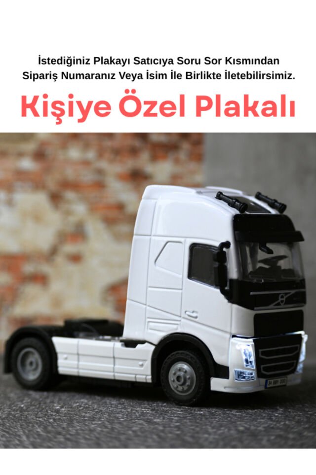 Volvo Metal Oyuncak Tır - Işıklı ve Sesli Kişiye Ö