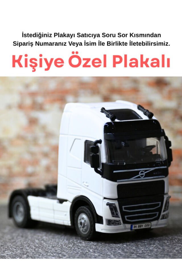 Volvo Metal Oyuncak Tır - Işıklı ve Sesli Kişiye Ö