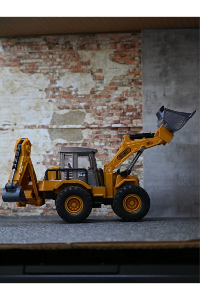 İş Makinesi Oyuncak Metal Kepçe - İnşaat Oyuncakla