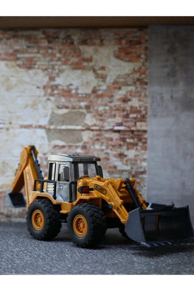 İş Makinesi Oyuncak Metal Kepçe - İnşaat Oyuncakla