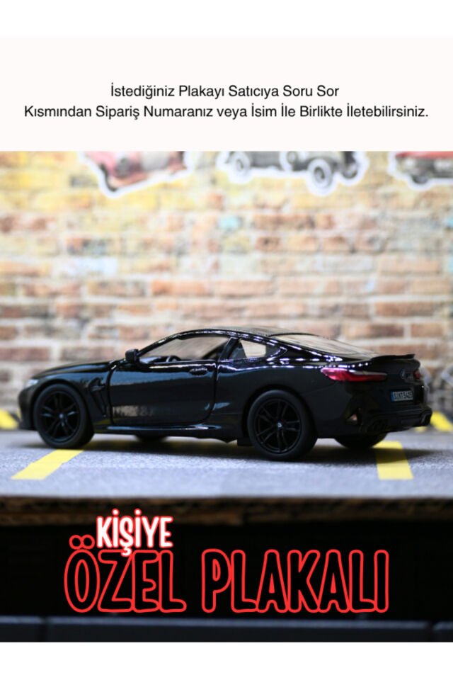 Bmw M8 Coupe Metal Araba - Bmw M8