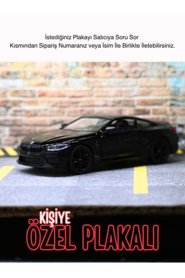 Bmw M8 Coupe Metal Araba - Bmw M8