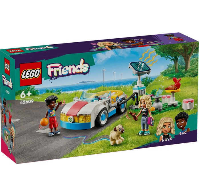 LEGO® Friends Elektrikli Araba ve Şarj İstasyonu (42609)