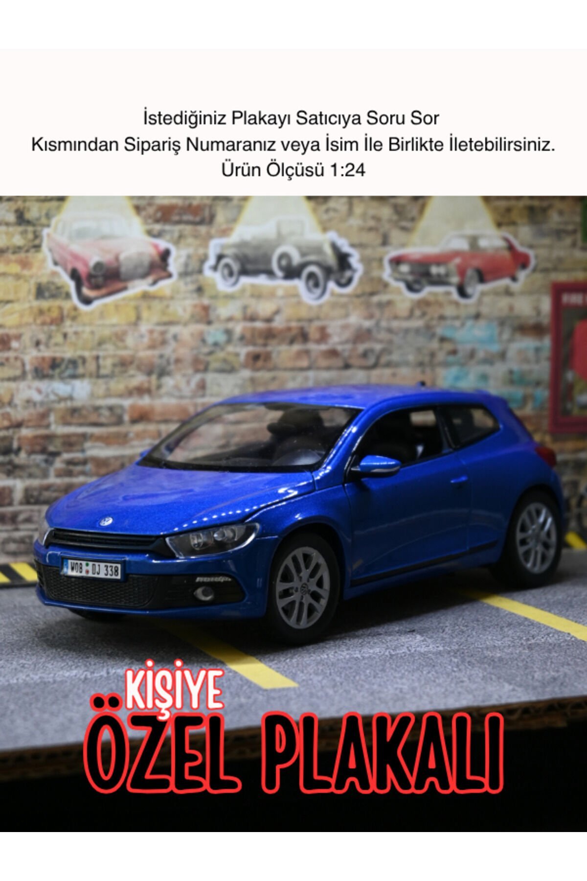 Volkswagen Scirocco Metal Araba MAVİ