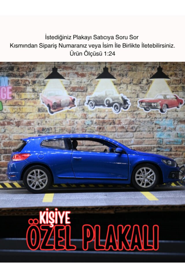 Volkswagen Scirocco Metal Araba MAVİ