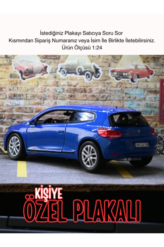 Volkswagen Scirocco Metal Araba MAVİ