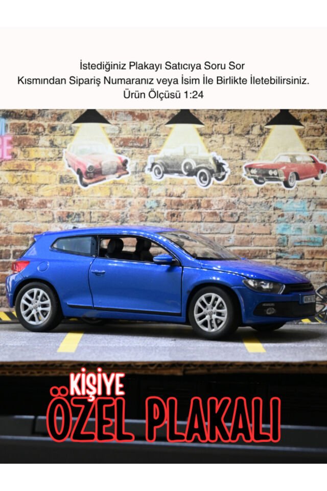 Volkswagen Scirocco Metal Araba MAVİ