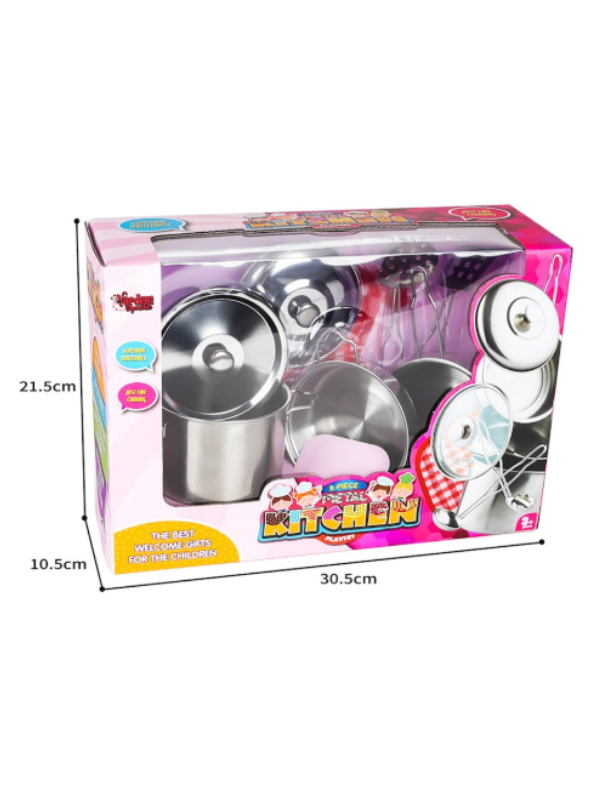 8694359094715 8 PARCA CELIK TENCERE TAVA SET