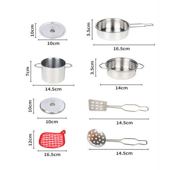 8694359094715 8 PARCA CELIK TENCERE TAVA SET