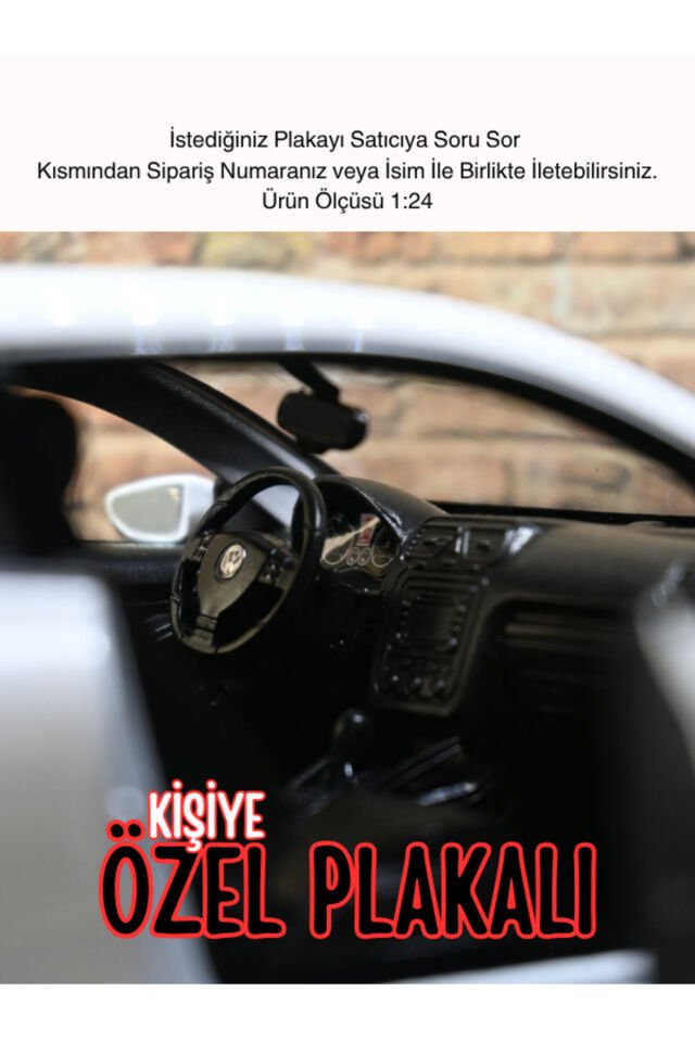 Volkswagen Scirocco Metal Araba BEYAZ