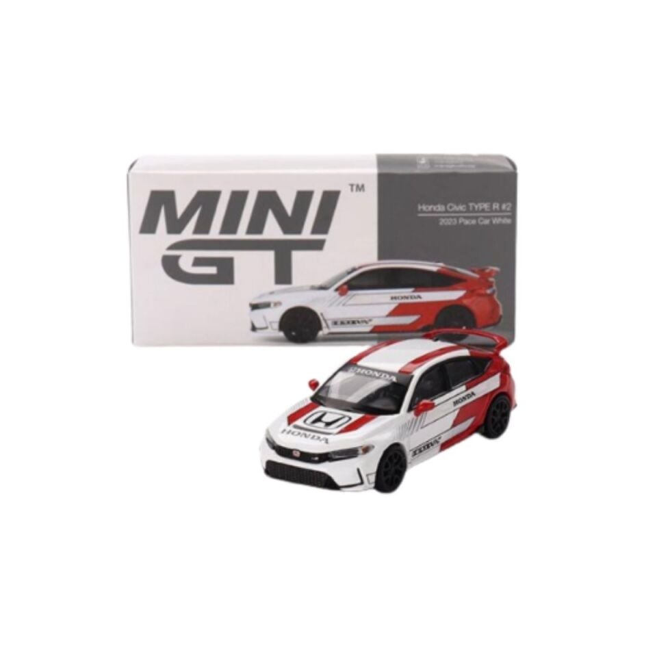 Mini GT Honda Civic Type-R 2023 Pace Car White 721