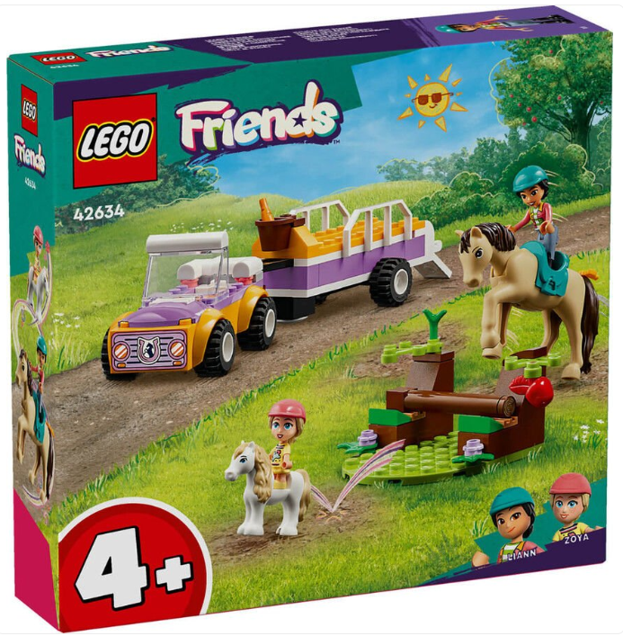 LEGO Friends At ve Midilli Römorku 42634