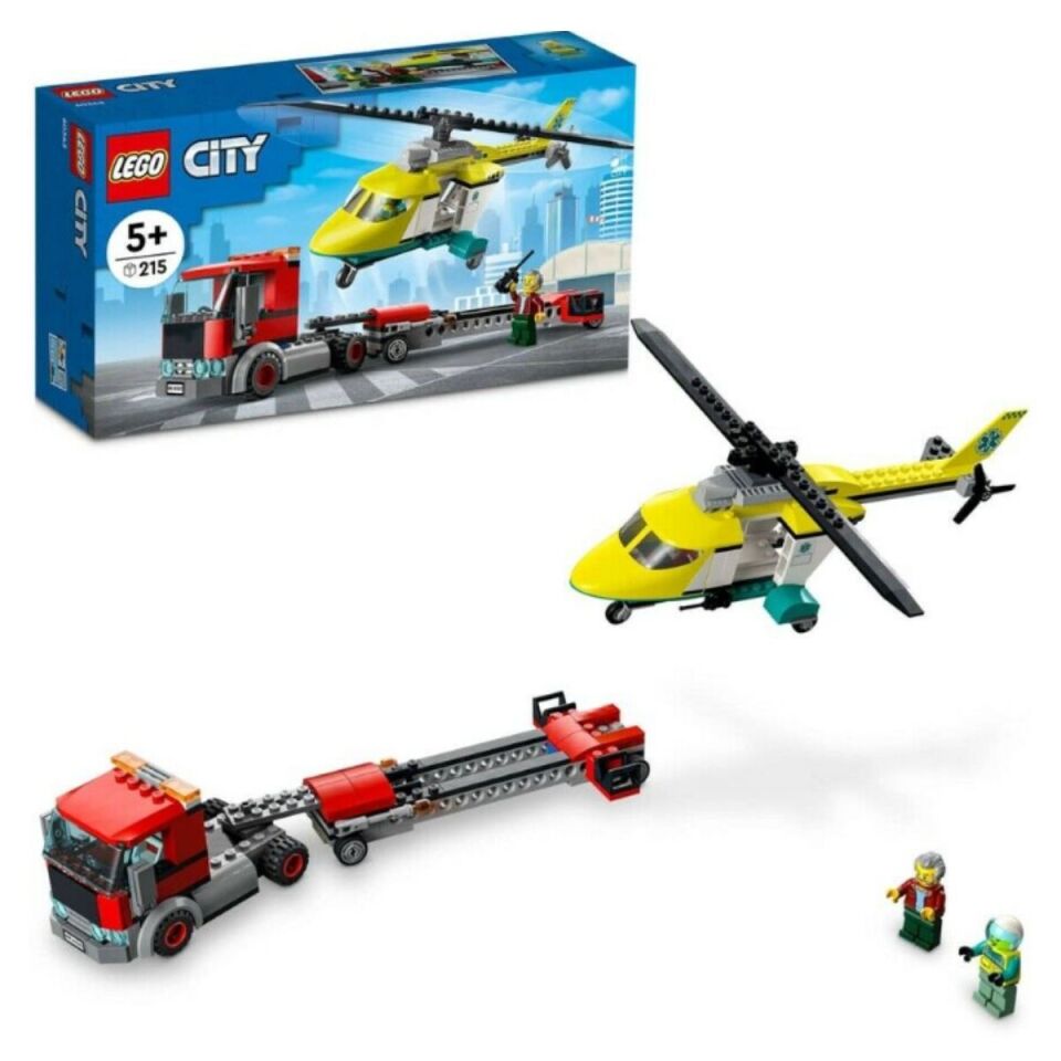 LEGO City Kurtarma Helikopteri Nakliyesi Seti 60343