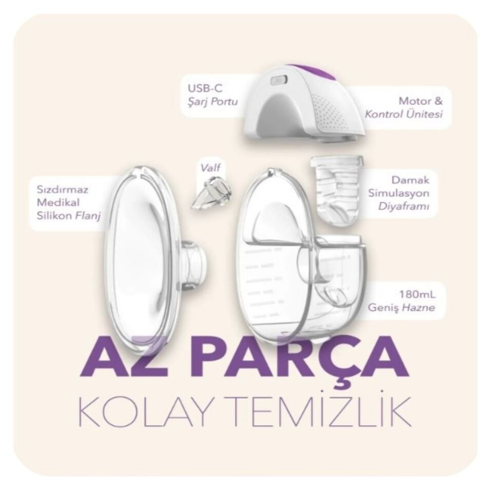Mochi Elektirikli Giyilebilir Göğüs Pompası