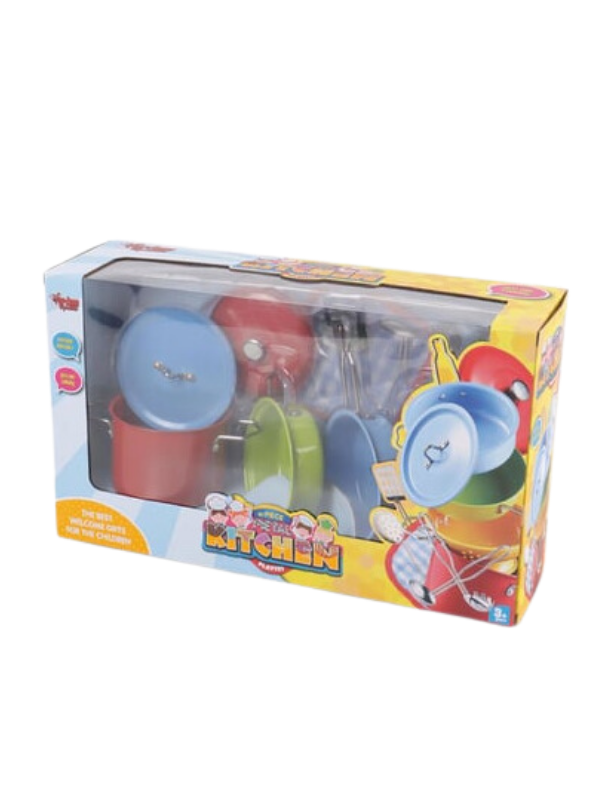 8694359094647 11 PARCA RENKLI EMAYE TENCERE TAVA SETI