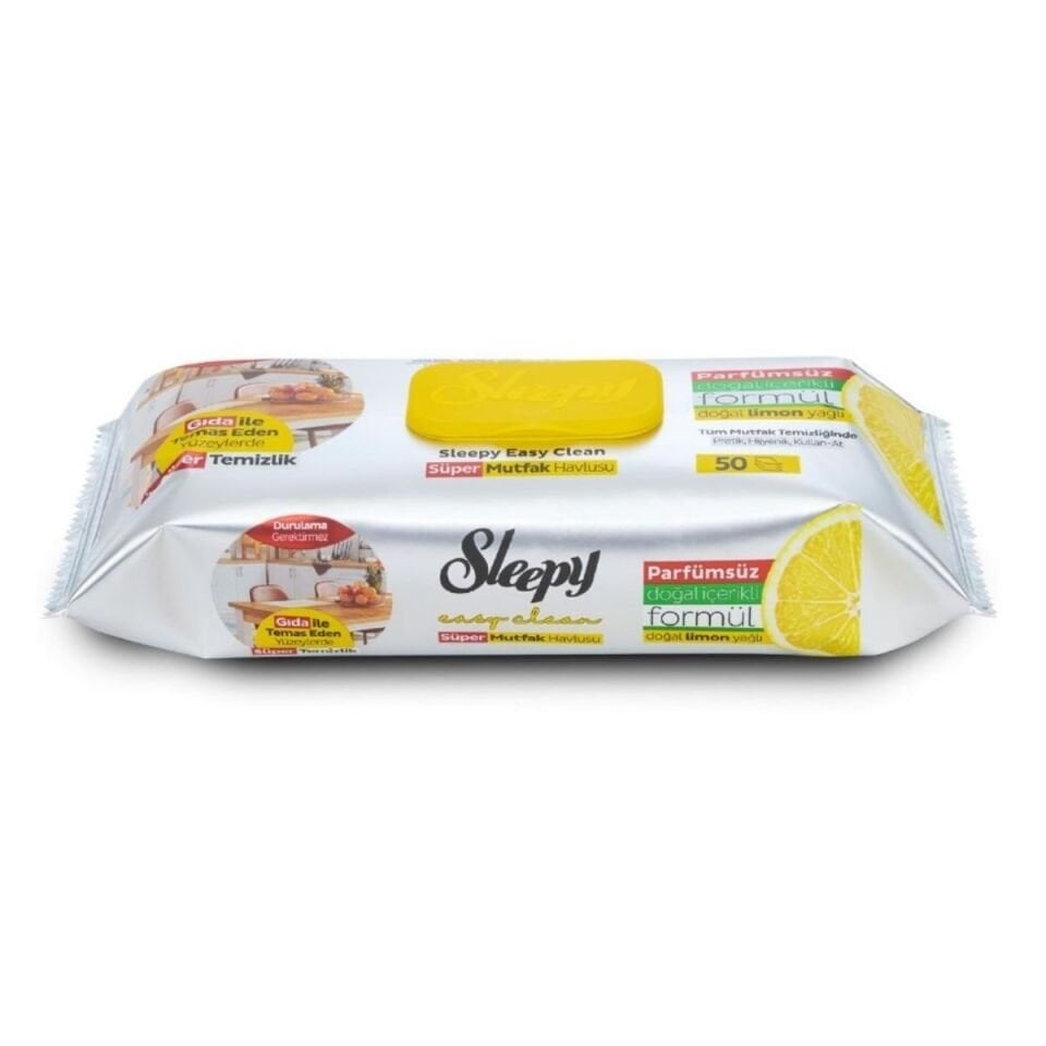 Sleepy Mutfak Temizleme Havlusu Limon