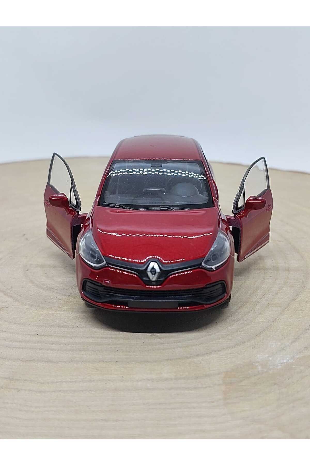 RENAULT CLİO METAL ARABA PLAKASIZ KIRMIZI