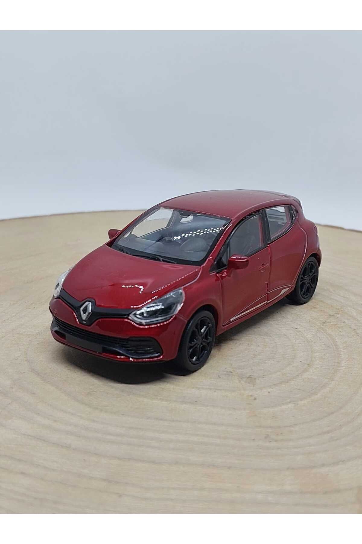 RENAULT CLİO METAL ARABA PLAKASIZ KIRMIZI