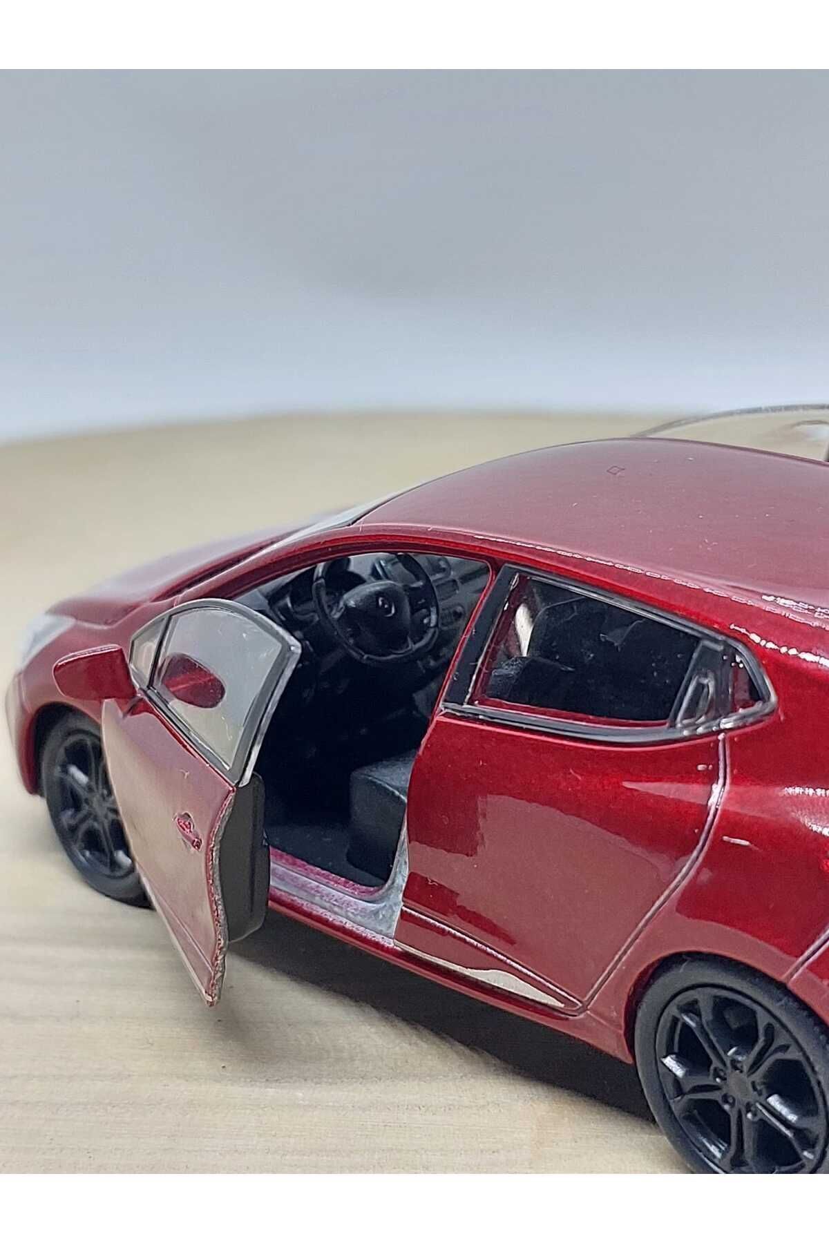 RENAULT CLİO METAL ARABA PLAKASIZ KIRMIZI