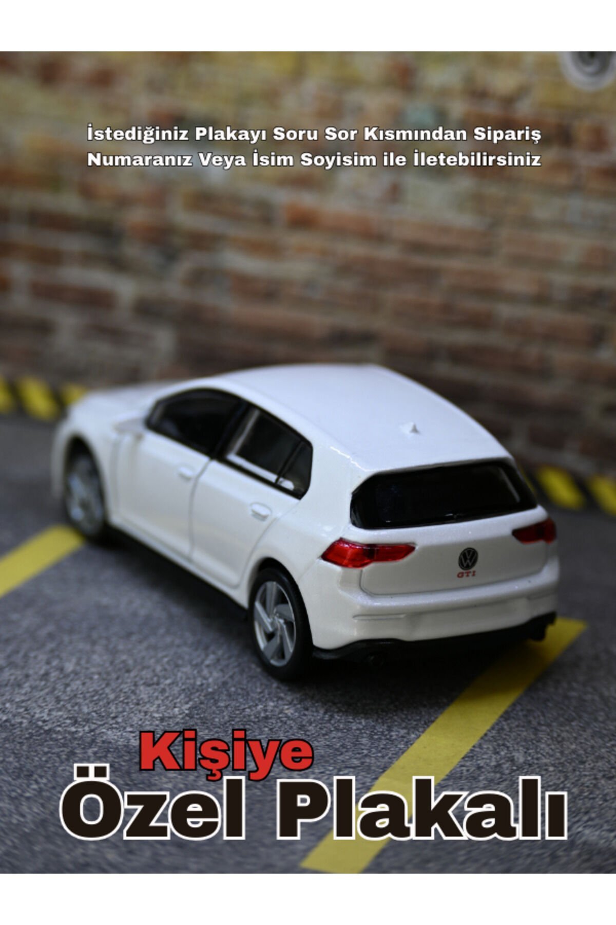 VOLKSWAGEN GOLF 8 METAL ARABA BEYAZ