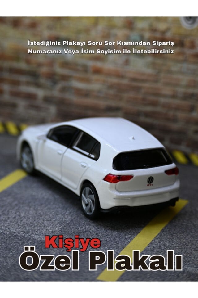 VOLKSWAGEN GOLF 8 METAL ARABA BEYAZ