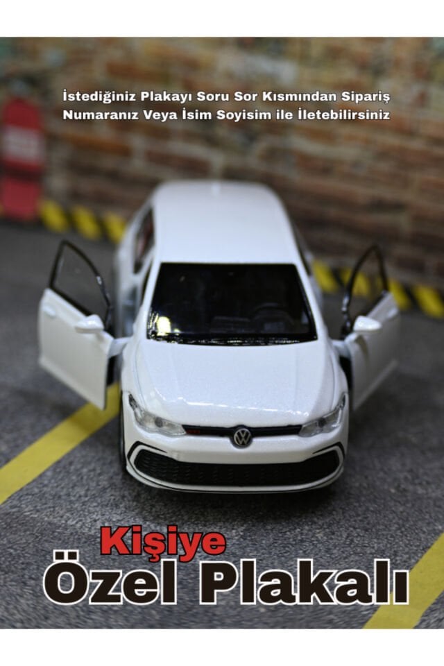 VOLKSWAGEN GOLF 8 METAL ARABA BEYAZ
