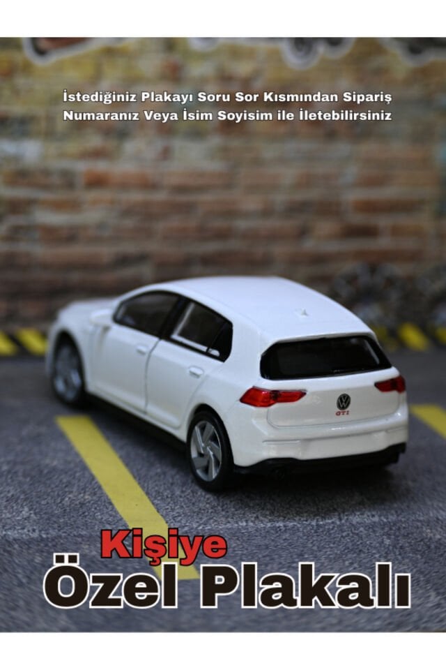 VOLKSWAGEN GOLF 8 METAL ARABA BEYAZ