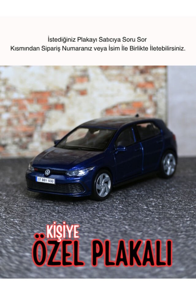 VOLKSWAGEN GOLF 8 METAL ARABA MAVİ