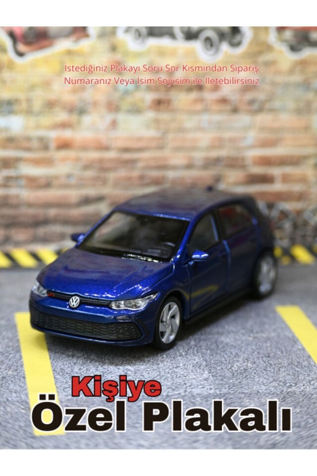 VOLKSWAGEN GOLF 8 METAL ARABA MAVİ