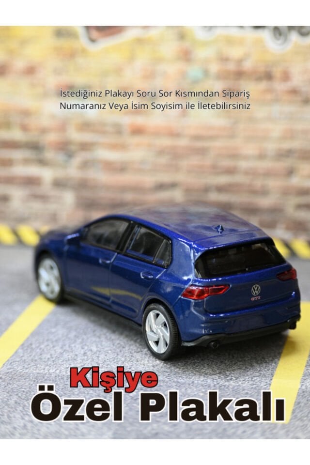 VOLKSWAGEN GOLF 8 METAL ARABA MAVİ