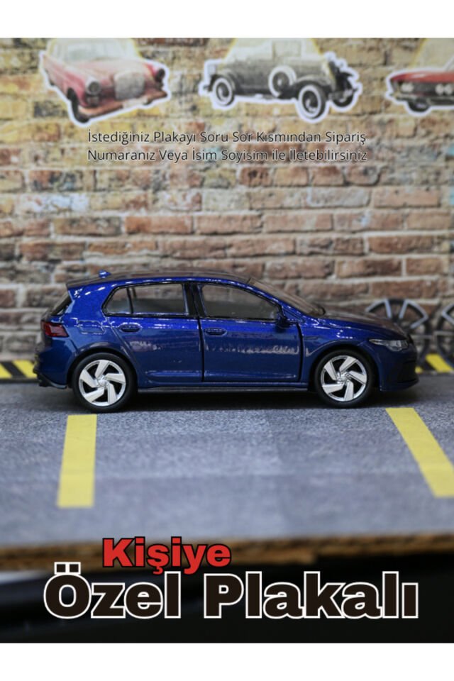 VOLKSWAGEN GOLF 8 METAL ARABA MAVİ