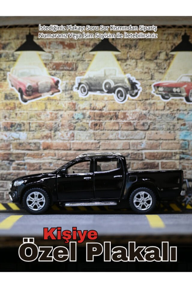 MERCEDES X-CLASS METAL ARABA SİYAH (PLAKALI)