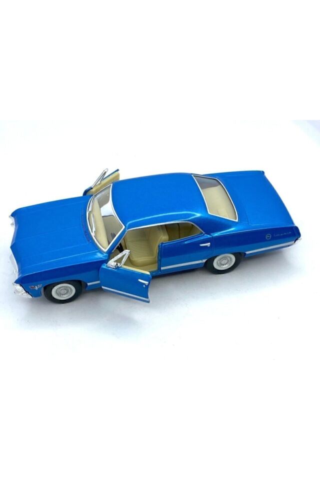 ÇEK BIRAK İMPALA METAL ARABA MAVİ