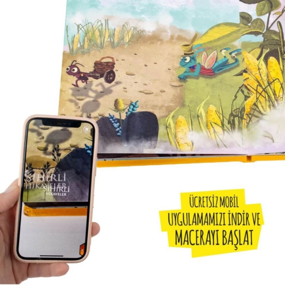 Bee Smart Ağustos Böceği ve Karınca Çocuk Kitabı