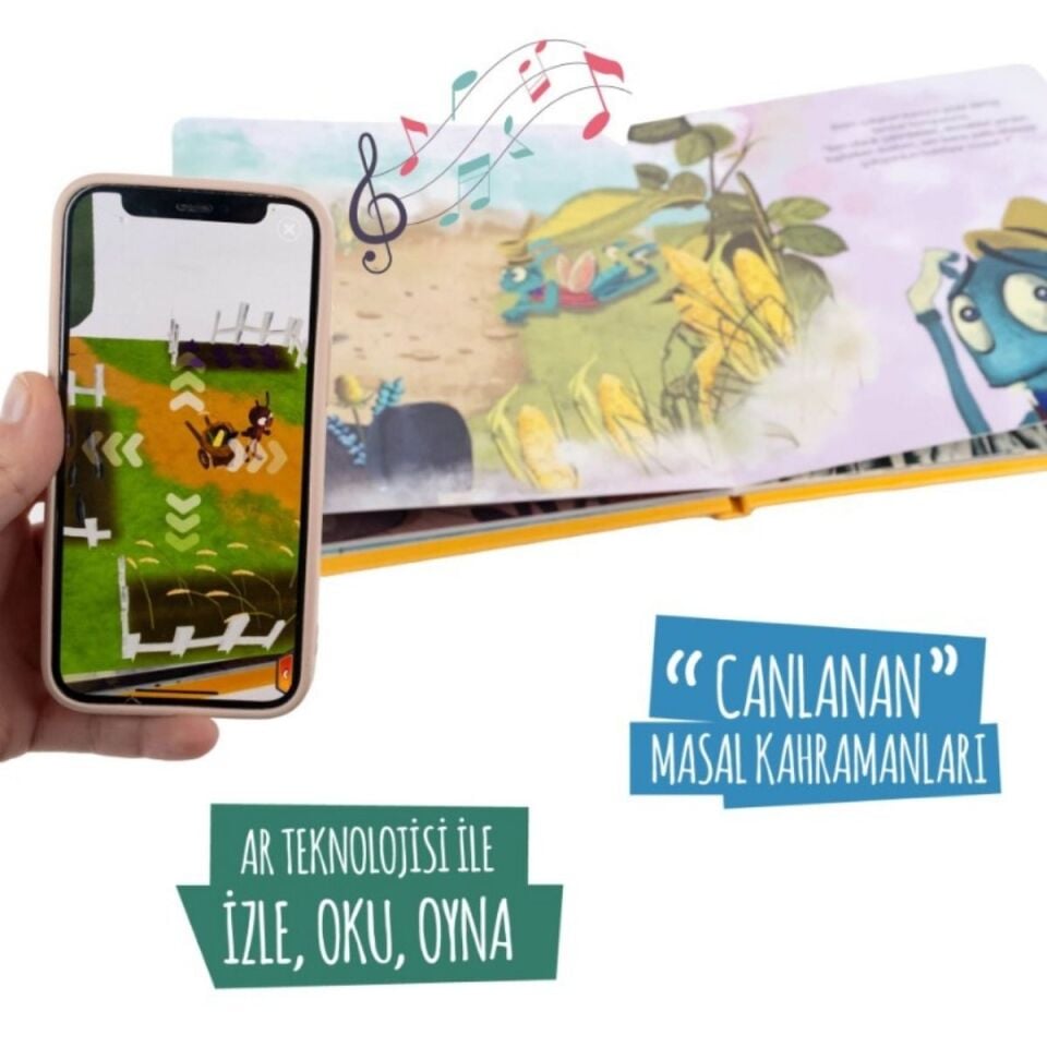 Bee Smart Ağustos Böceği ve Karınca Çocuk Kitabı