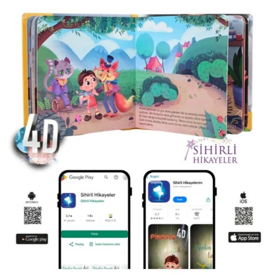 BEE SMART PİNOKYO ÇOCUK KİTABI