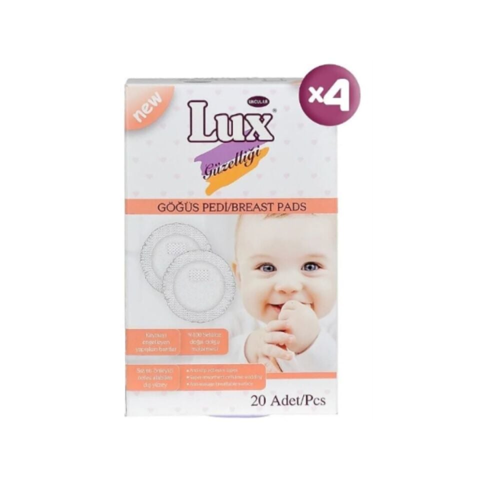 Lux 20'li Göğüs Pedi 4 Adet