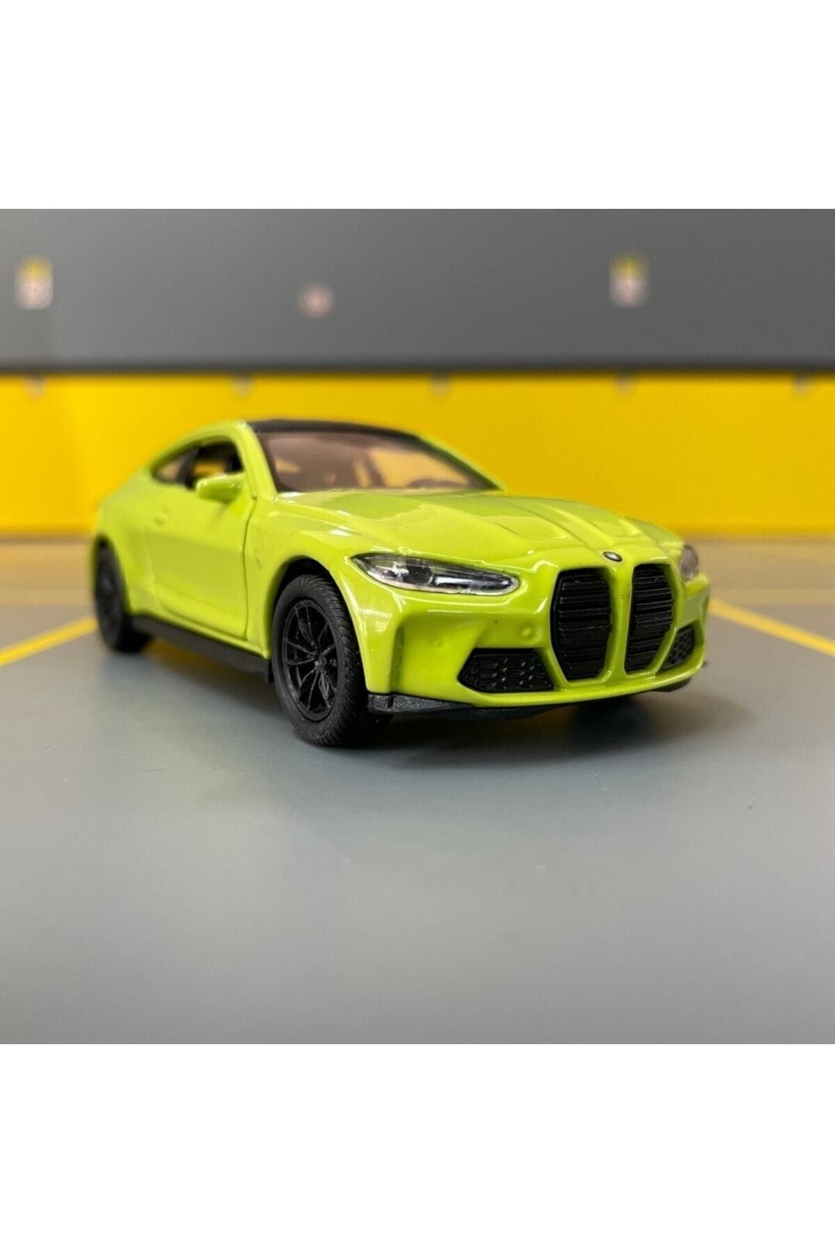 Bmw M4 1/36 Ölçek Diecast Metal Model Araba YEŞİL