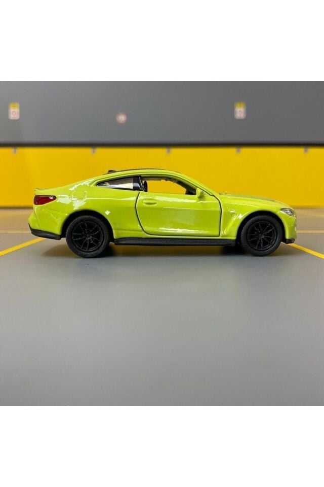 Bmw M4 1/36 Ölçek Diecast Metal Model Araba YEŞİL