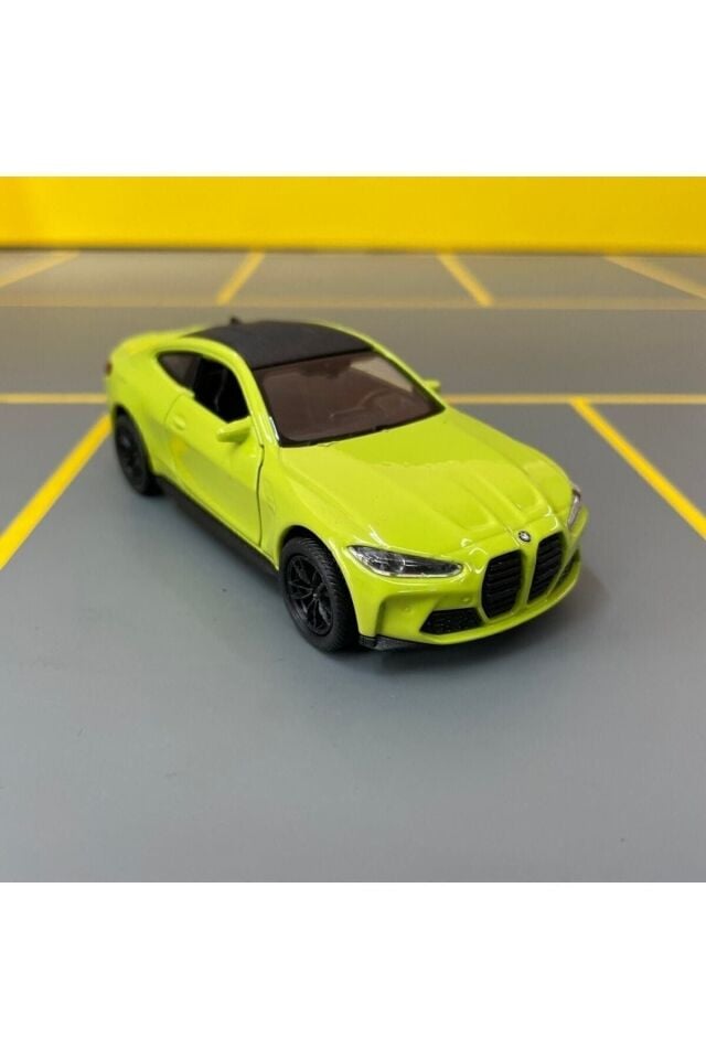 Bmw M4 1/36 Ölçek Diecast Metal Model Araba YEŞİL