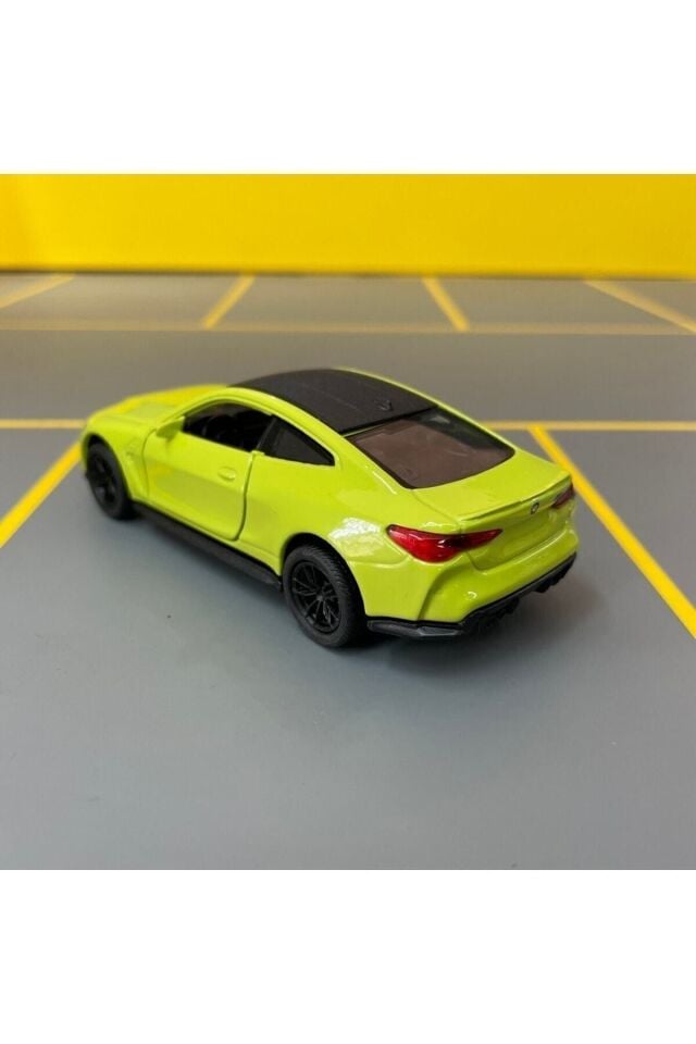 Bmw M4 1/36 Ölçek Diecast Metal Model Araba YEŞİL