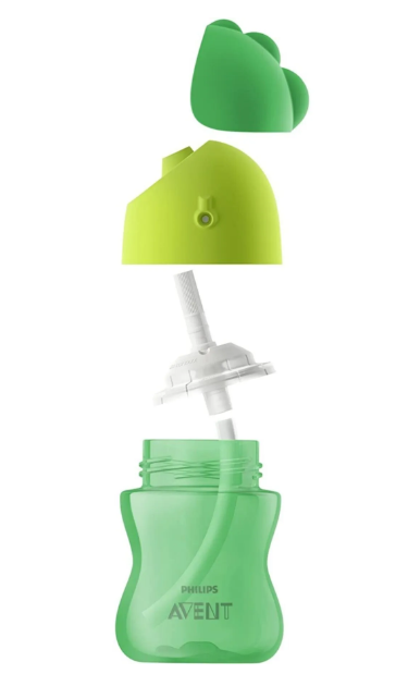 AVENT YENİ DESENLİ PİPETLİ BARDAK 300 ML ERKEK YEŞİL SCF798/01