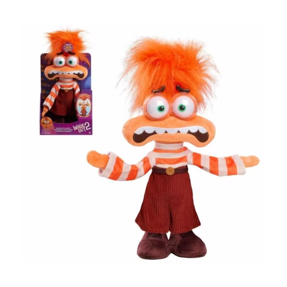 Inside Out 2 Endişe Sesli Hareketli Peluş