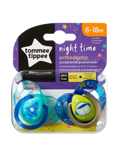 Tommee Tippee Night Time Emzik 6-18 Ay