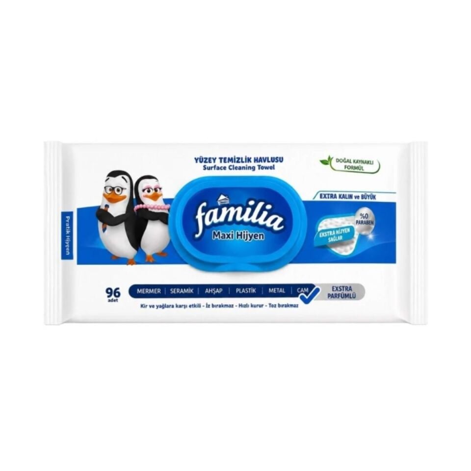 Familia Yüzey Temizlik Havlusu 96lı